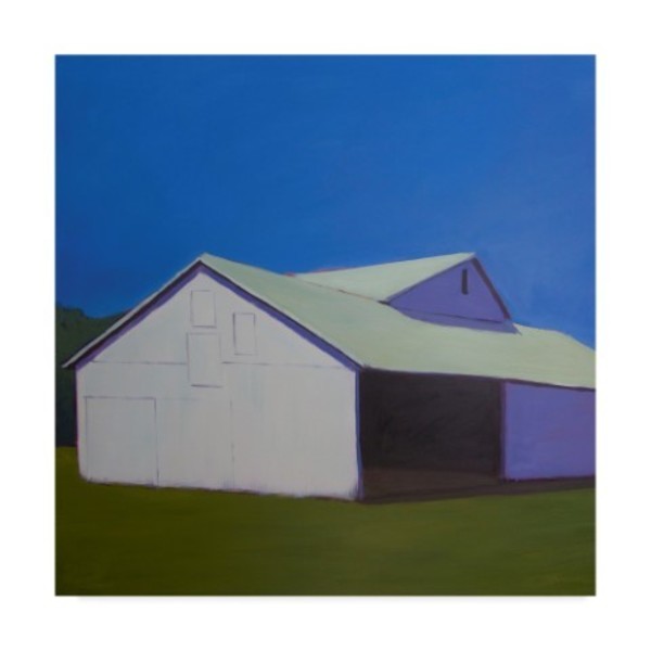 Trademark Fine Art Carol Young 'Lonely Barn' Canvas Art, 14x14 WAG04879-C1414GG